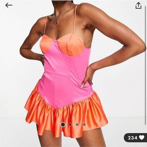 NWT Collective The Label Exclusive ruffle mini romper